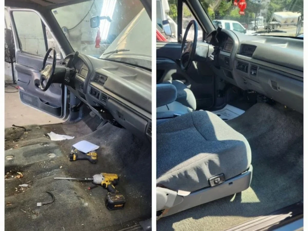 auto interior detailing